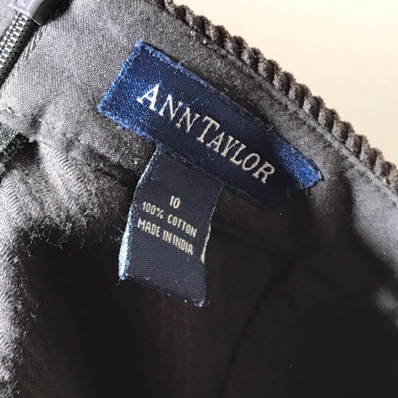 Ann Taylor Brown Corduroy Skirt B - Picture 2 of 5